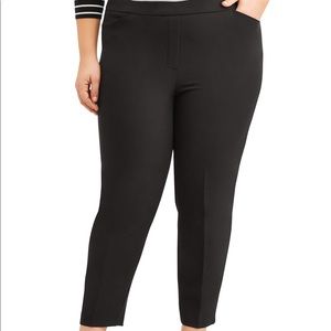 Zac&Rachel Pull On Plus Size 2x Work Crops